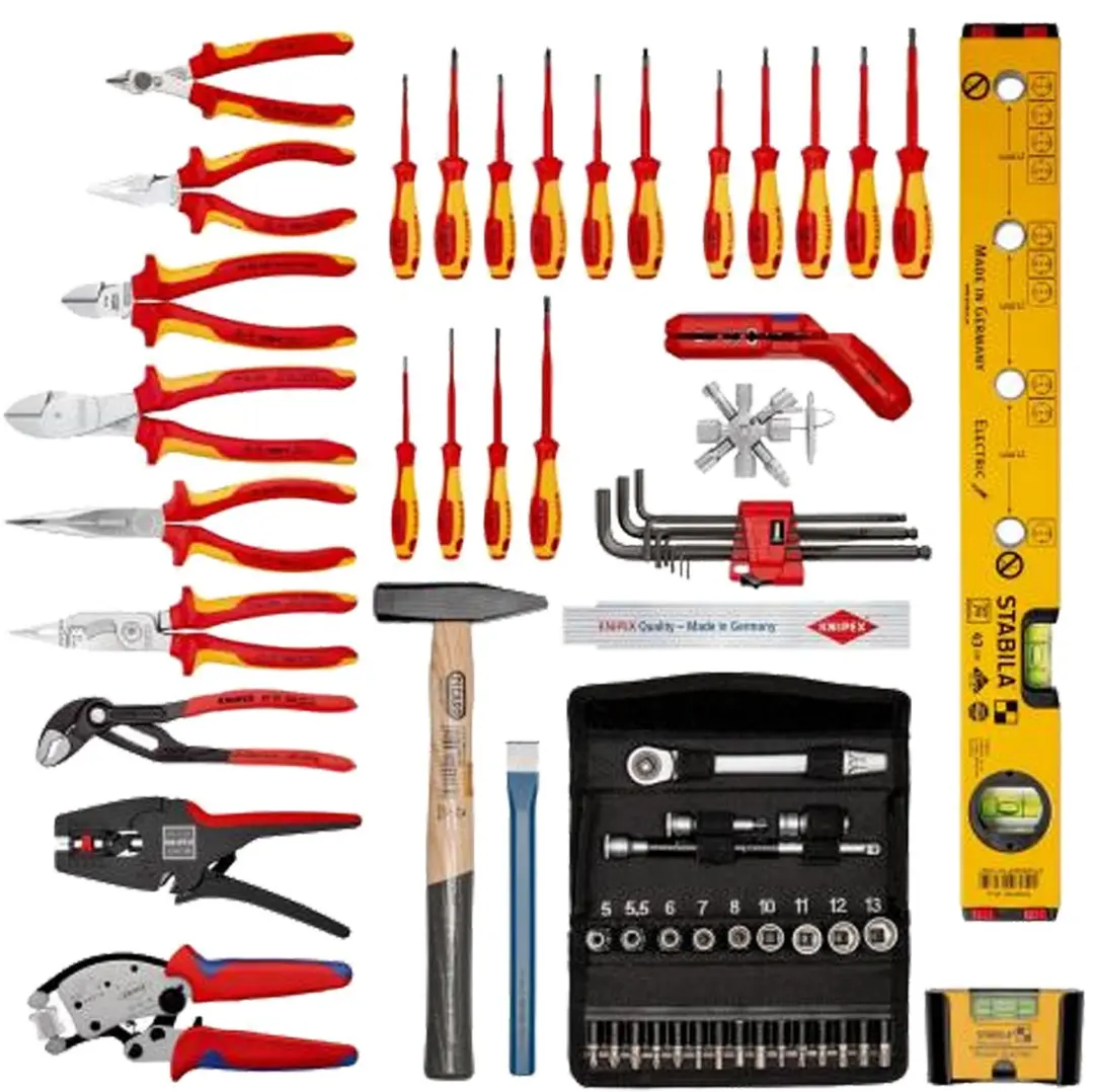 Knipex Gereedschapskoffer Electricien - 43x28x52cm - 21 Stuks