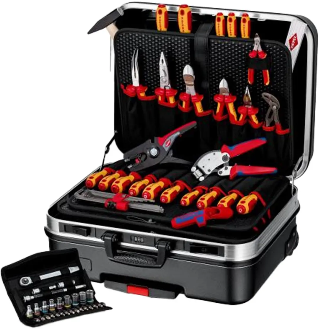 Knipex Gereedschapskoffer Electricien - 43x28x52cm - 21 Stuks