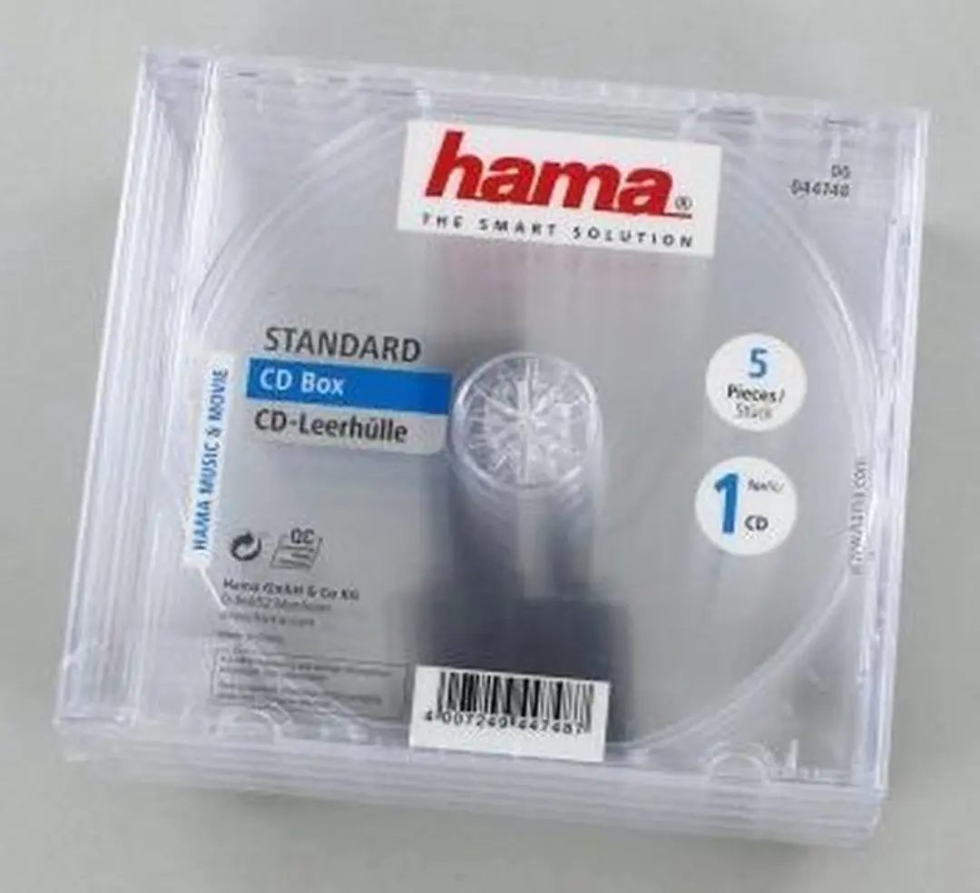 Hama Cd-Box 5 Stuks - Transparant