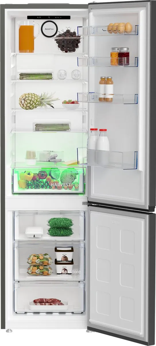 Beko B5RCNA406HG Vrijstaand Koelkast - 355L Grijs