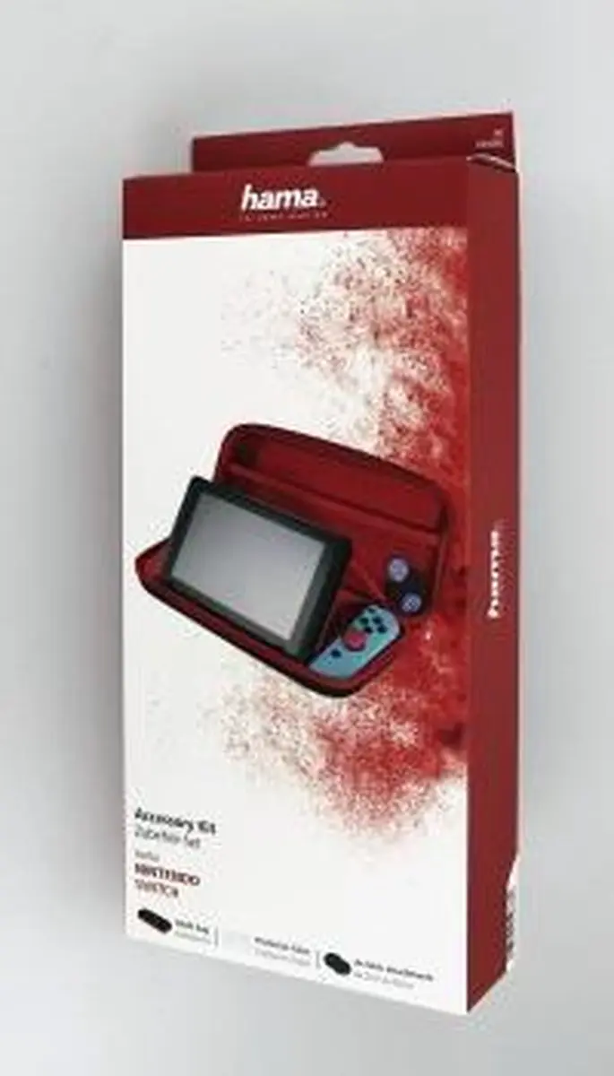 Hama Set voor Nintendo Switch - 40 Vakken - Rood