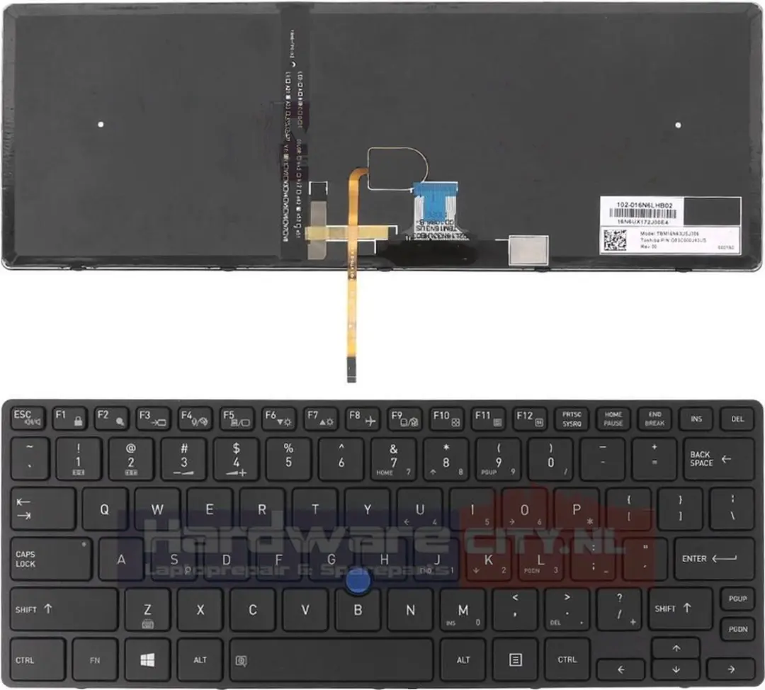 Toshiba Tecra X40-D-10G Backlit Toetsenbord