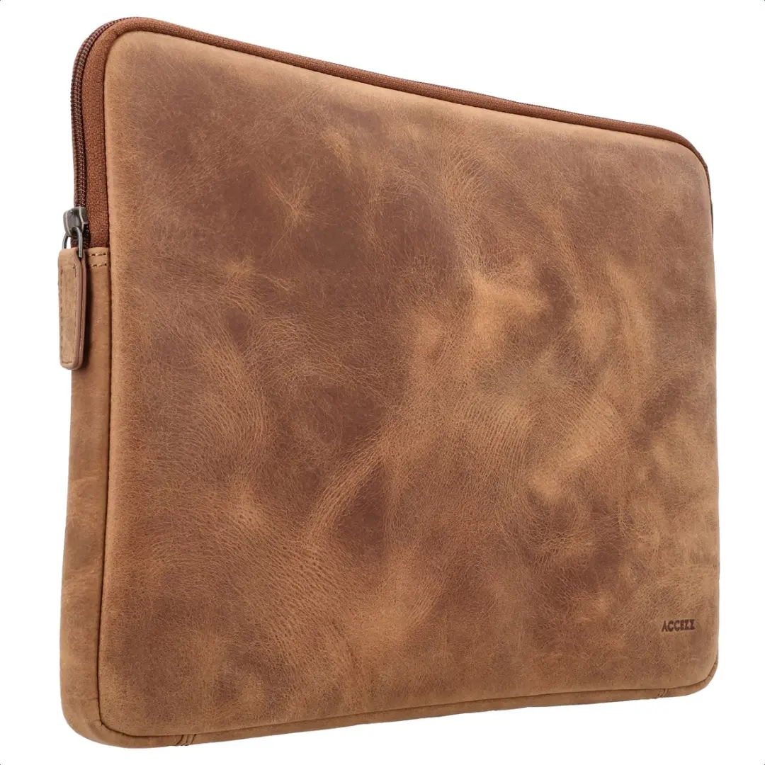 Accezz Leather Laptop Sleeve 14"