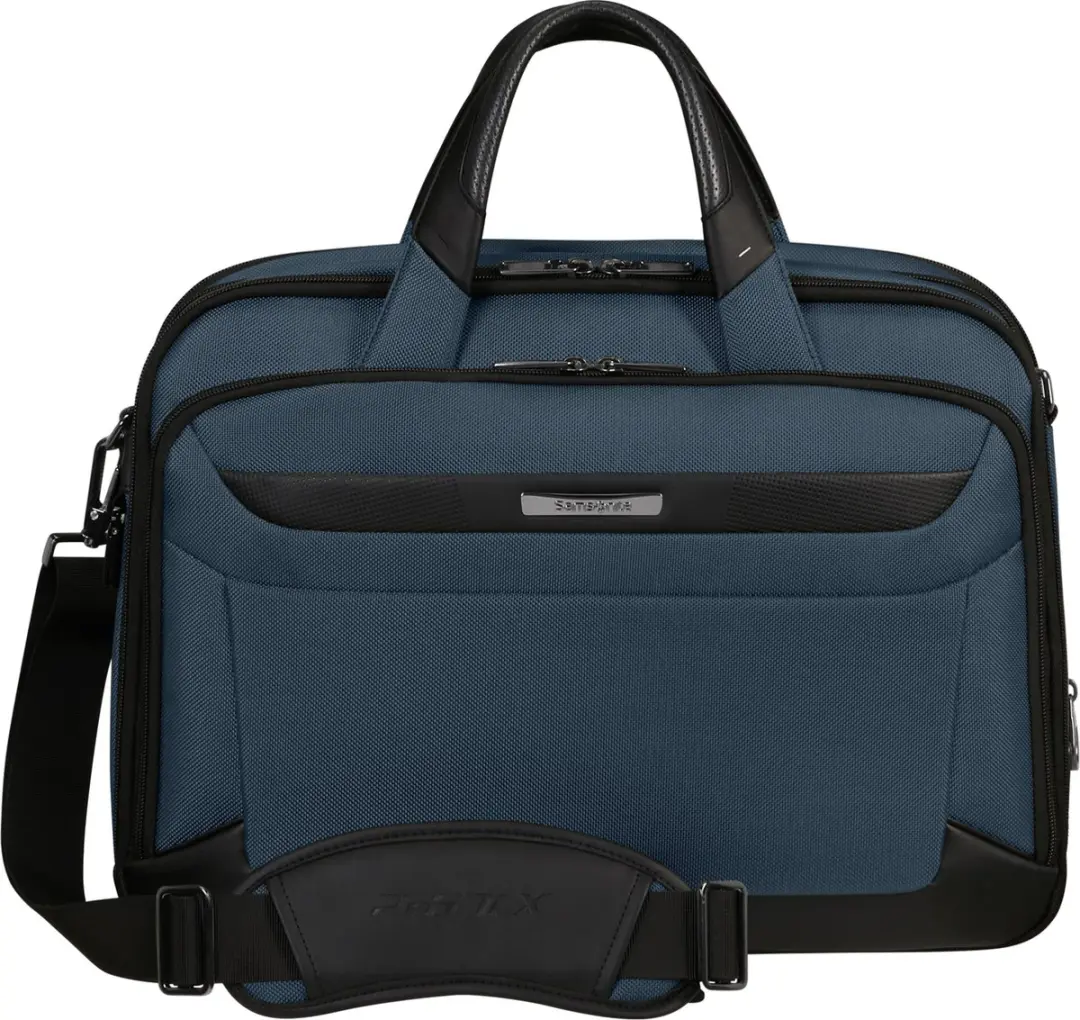 Samsonite Pro-DLX 6 Laptopschoudertas 15.6 inch - Blauw