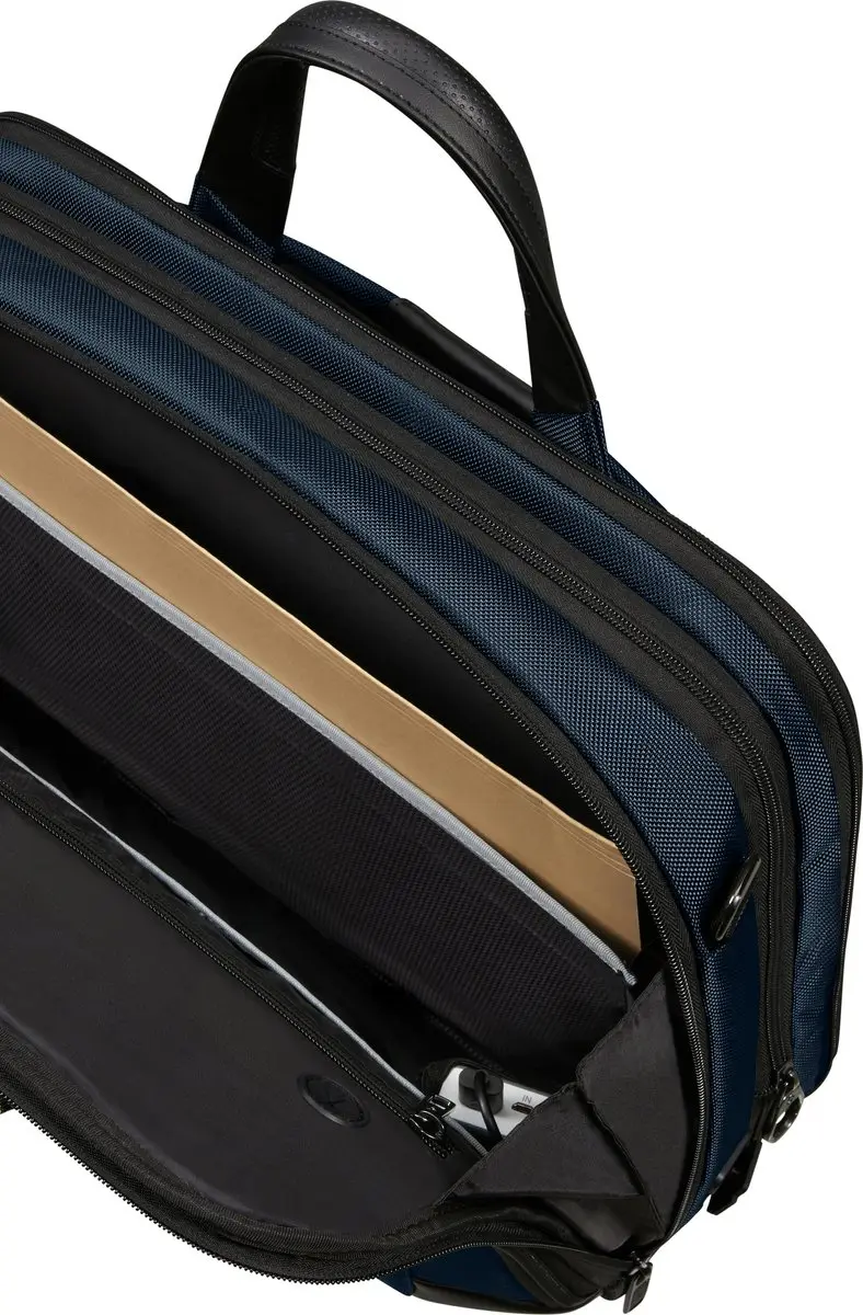 Samsonite Pro-DLX 6 Laptopschoudertas 15.6 inch - Blauw