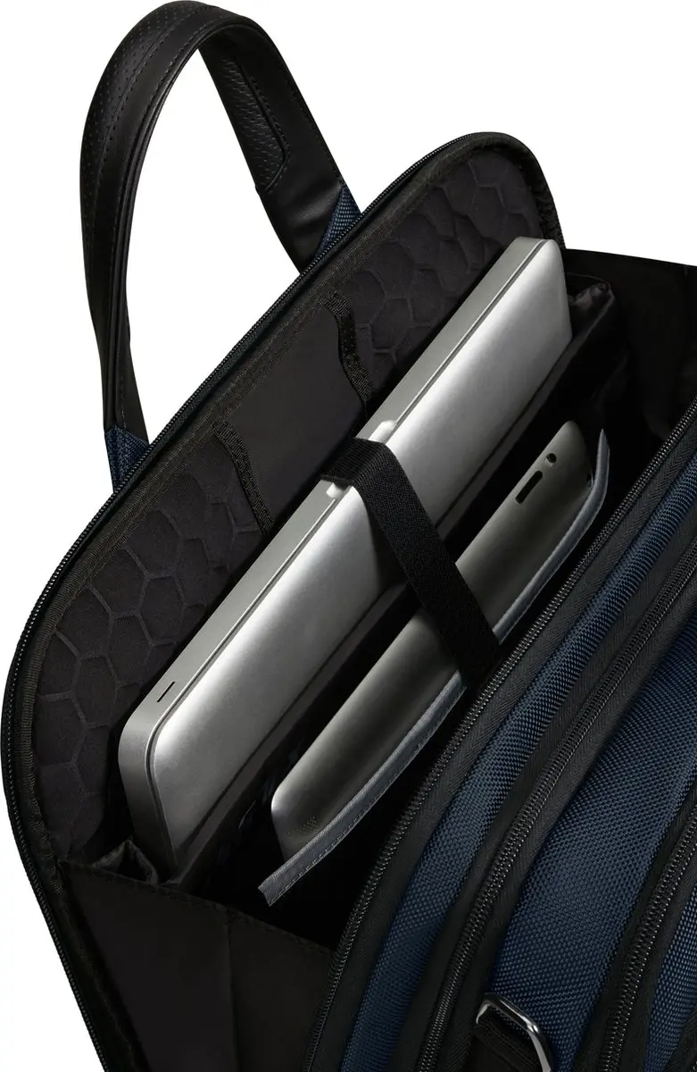 Samsonite Pro-DLX 6 Laptopschoudertas 15.6 inch - Blauw