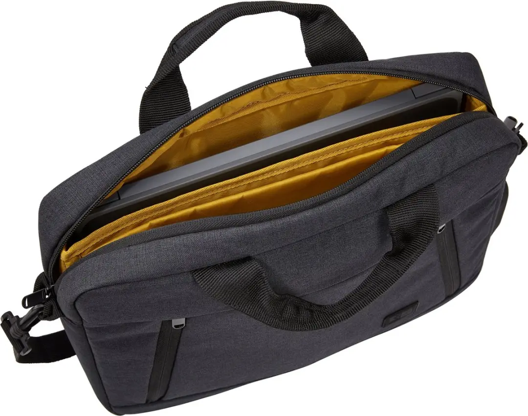 Case Logic Huxton Attaché Laptoptas 13.3" - Zwart - afbeelding 6 van 6