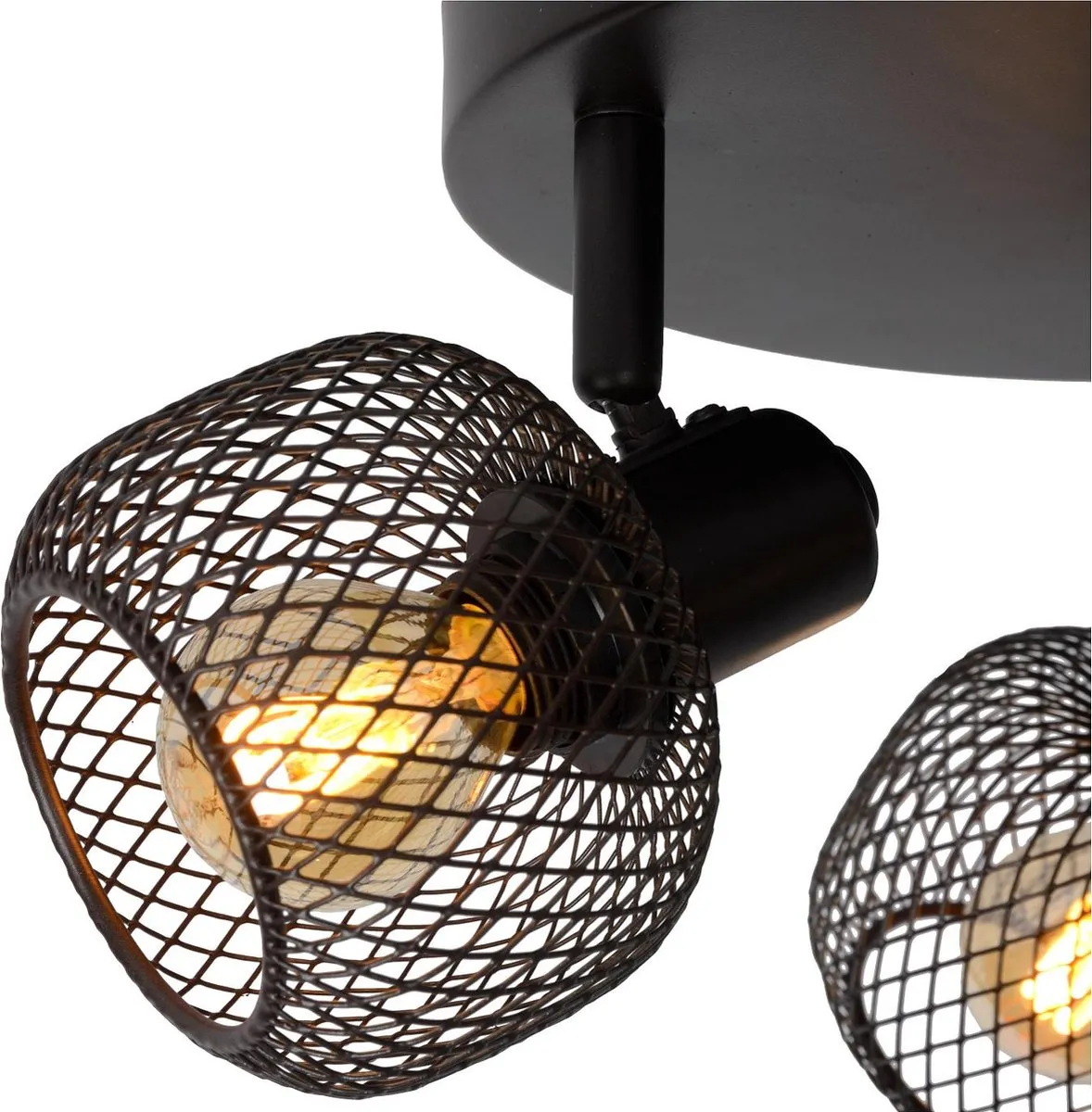 Lucide MAREN Plafondspot Ø37cm - 3xE14 - Zwart