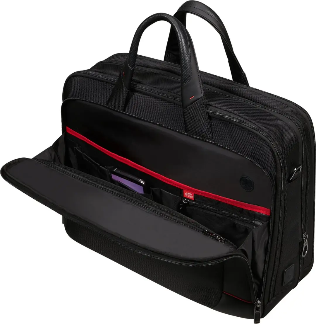 Samsonite Pro-Dlx 6 Aktetas 17.3" - 24/31L - Zwart
