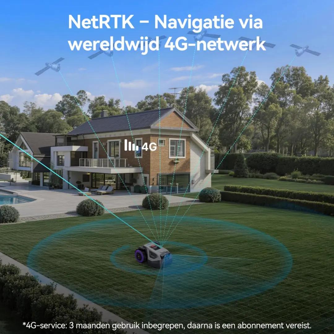 Anthbot M9 RTK Robotmaaier - 1000m² - Dubbele Camera & AI Obstakelvermijding