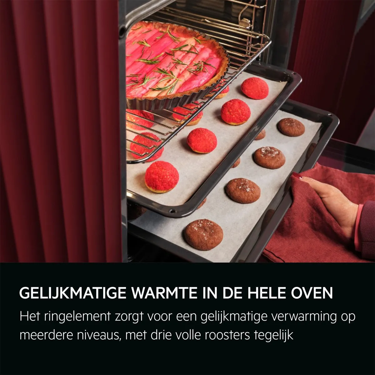 AEG 5000 Serie OA5PB40WAM Inbouwoven - 71L - Zilver/Zwart