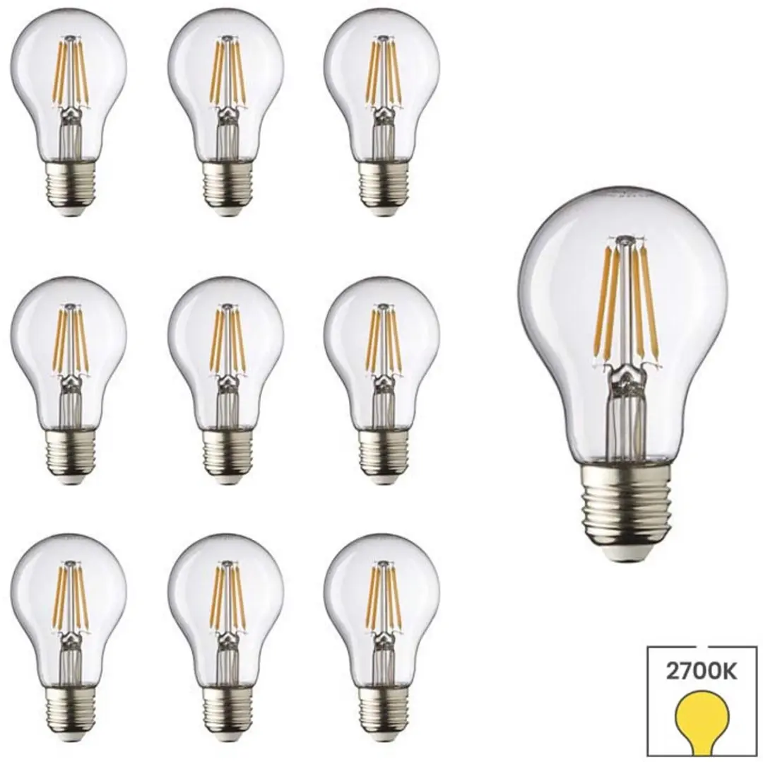 Lybardo E27 LED Lamp 10 Stuks
