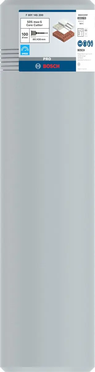 Bosch Professional PRO SDS max-5 Core Cutter F00Y145200 - Beton 100mm