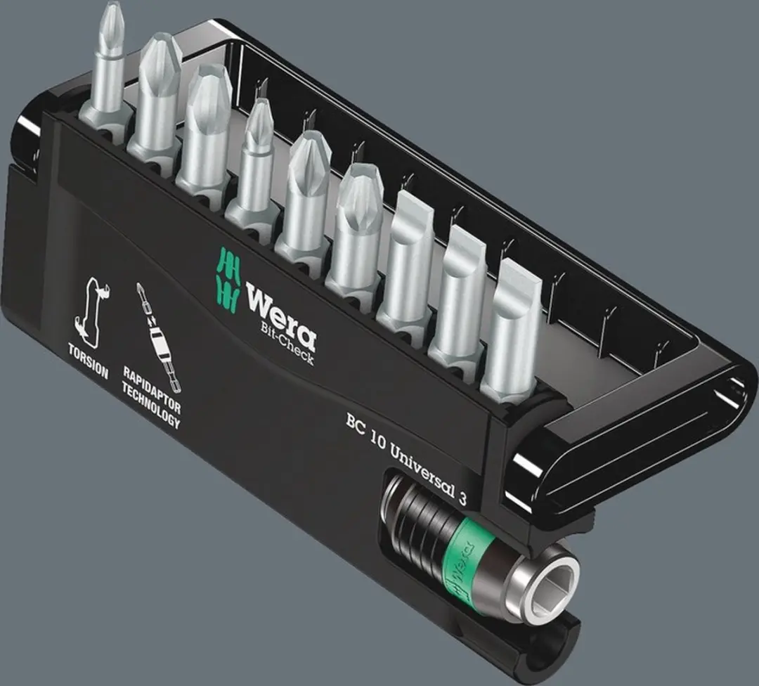 Wera Bit-Check 10 Universal 3 - 10-delige bitset - afbeelding 6 van 6