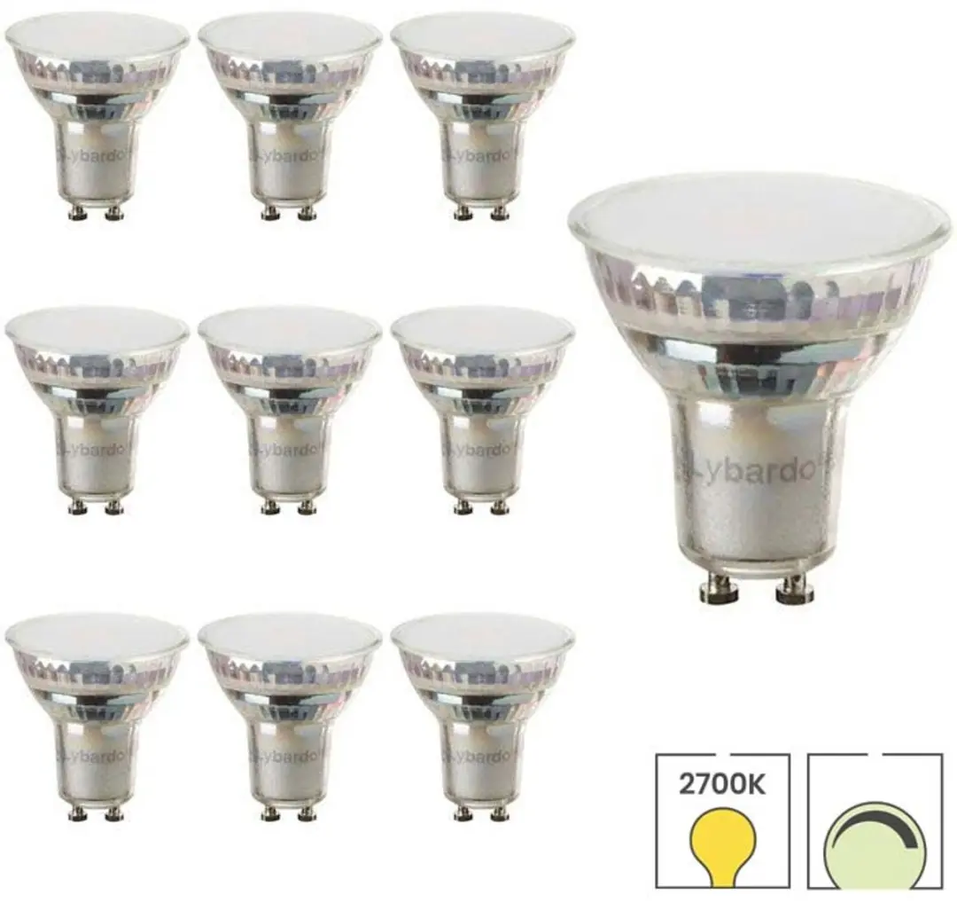 Lybardo GU10 LED Lamp 10 Stuks