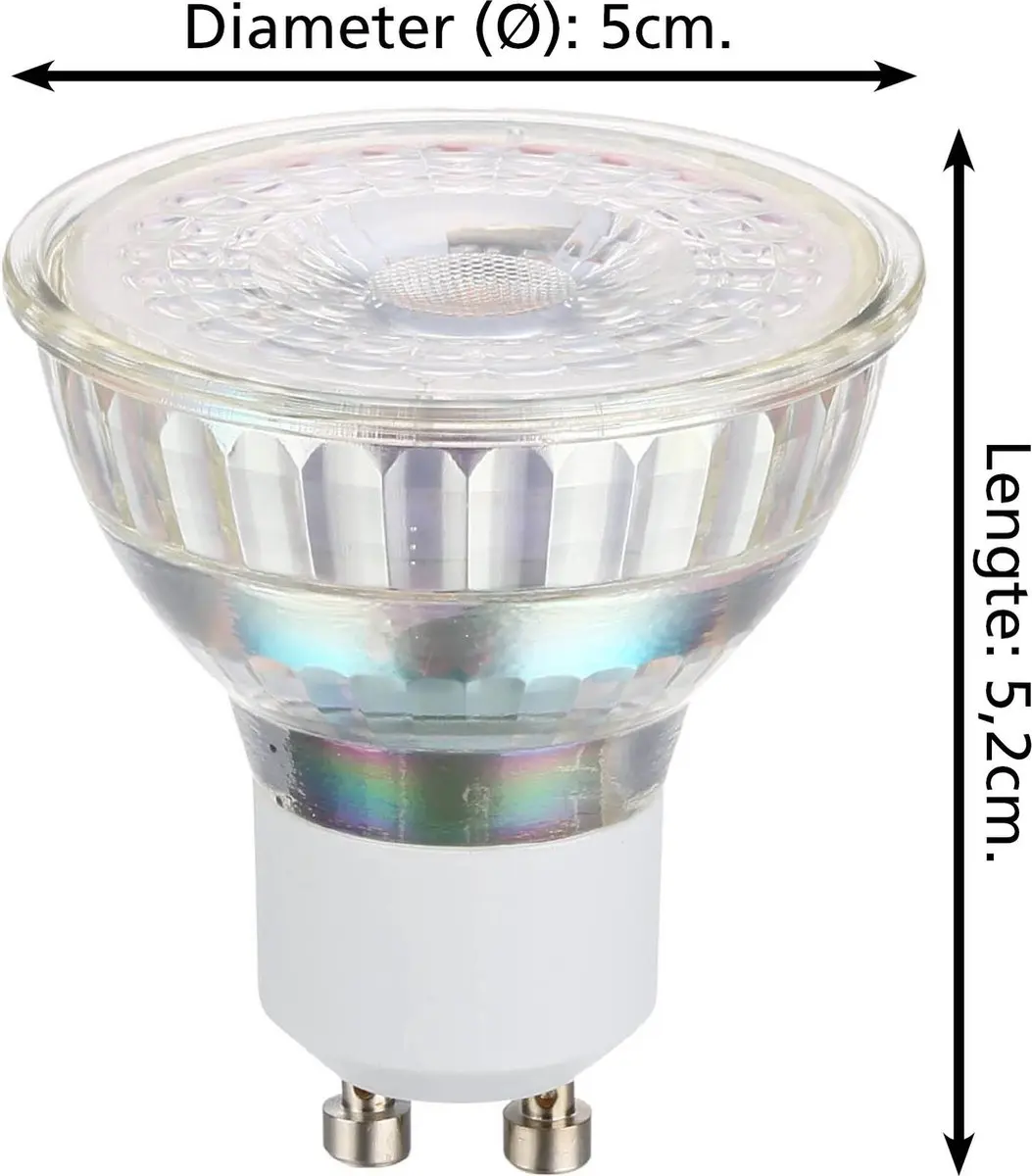 Eglo LED Lamp GU10 5W - Ø5cm - 3000K - Dimbaar - afbeelding 6 van 6