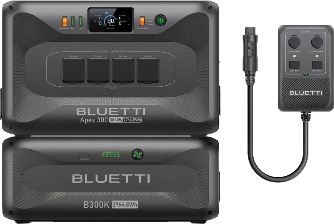 Bluetti Apex 300 & B300K Powerstation 5529Wh - 3840W