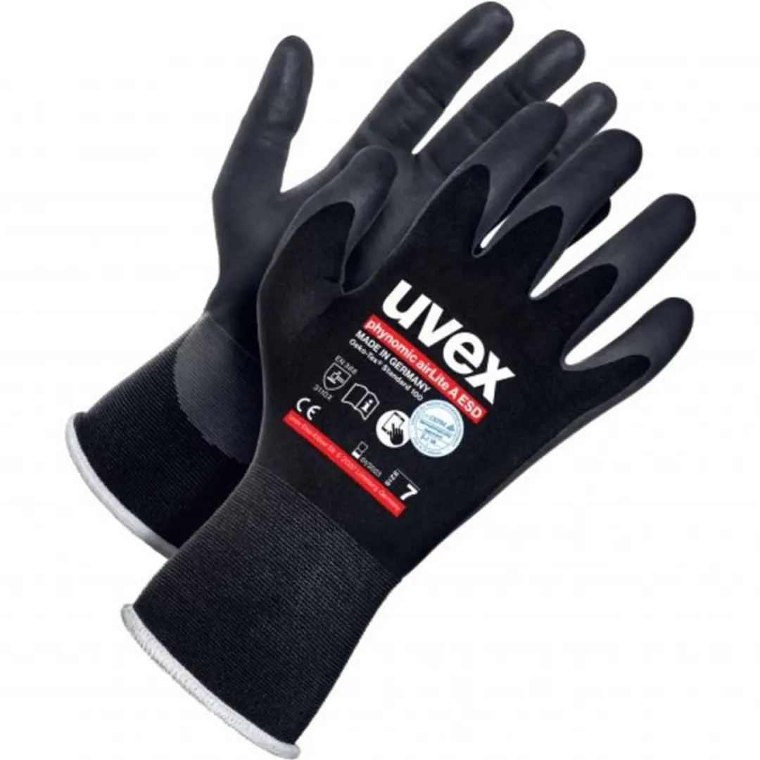 Uvex 6037 Montagehandschoen Maat 11 - Zwart