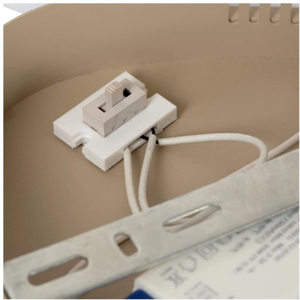 Lucide SAMLING Plafonnière LED 72W Dimbaar 2700K/4000K - Taupe