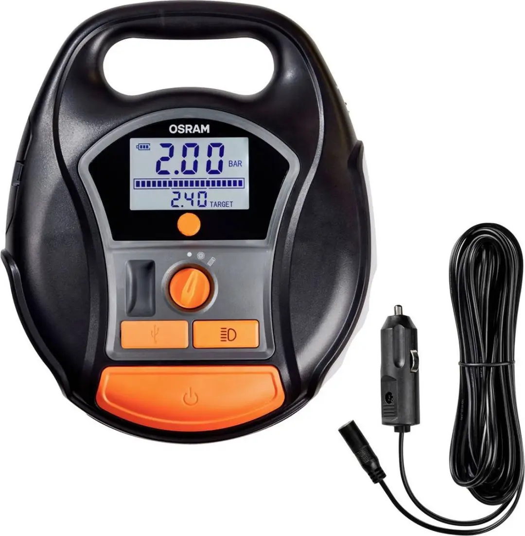 Osram OTIR6000 Digitale Draadloze Bandenvuller - 12V - Zwart