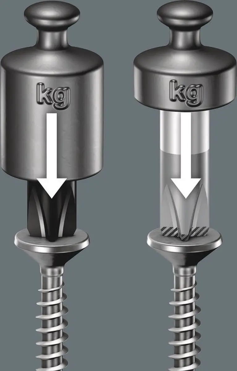 Wera 355 PZ Schroevendraaier PZ4 - Zwart