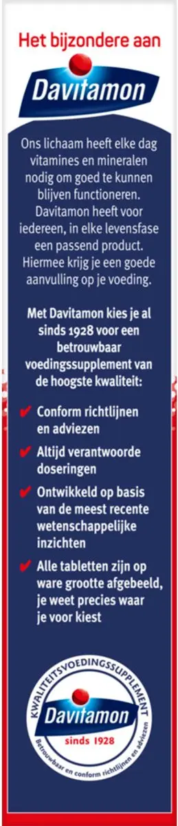 Davitamon IJzer Met Vitamine B12 - 4x33 tabletten