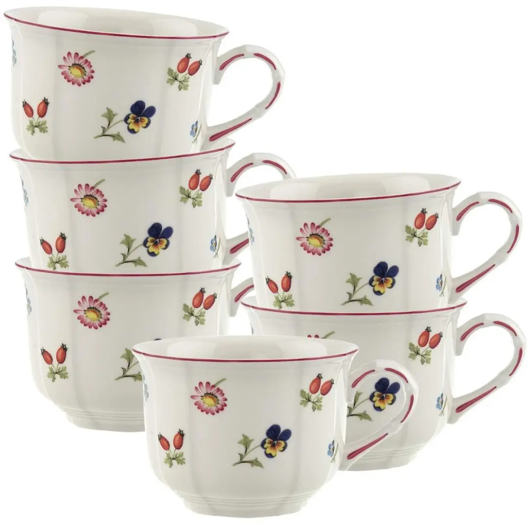 Villeroy & Boch Frühstückstassen Petite Fleur Set