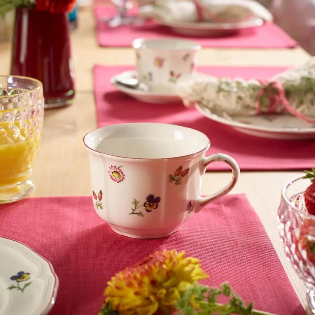 Villeroy & Boch Frühstückstassen Petite Fleur Set - 6 Stuks