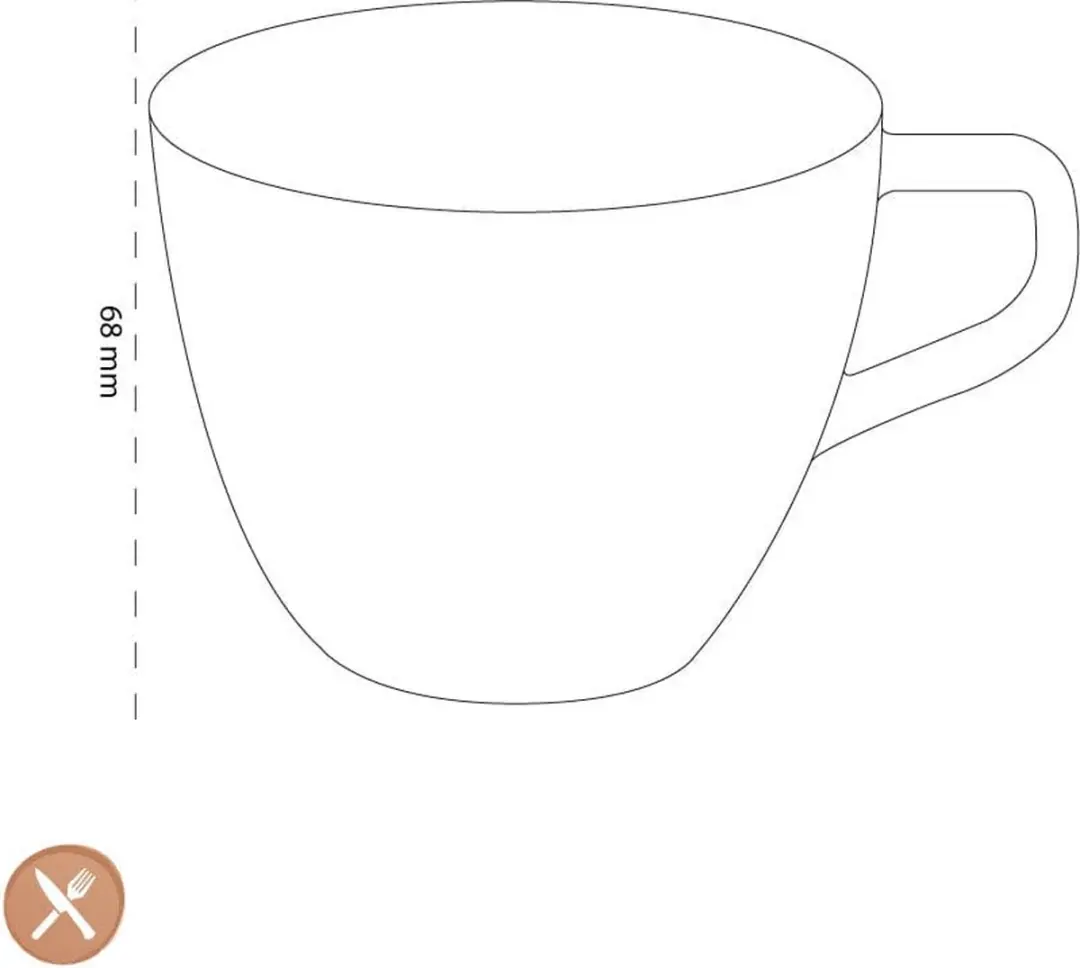 Villeroy & Boch Artesano Original Koffiekopjes 6x250ml - Wit