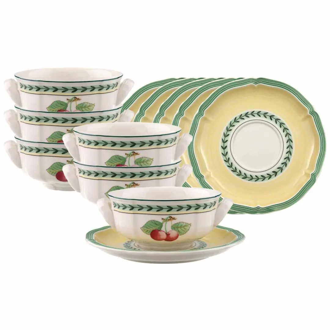Villeroy & Boch French Garden Fleurence Suppentassen Set 6