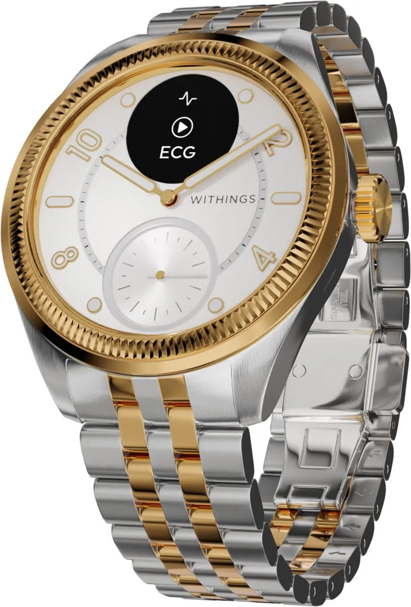 Withings ScanWatch Nova Brilliant 39mm - Goud