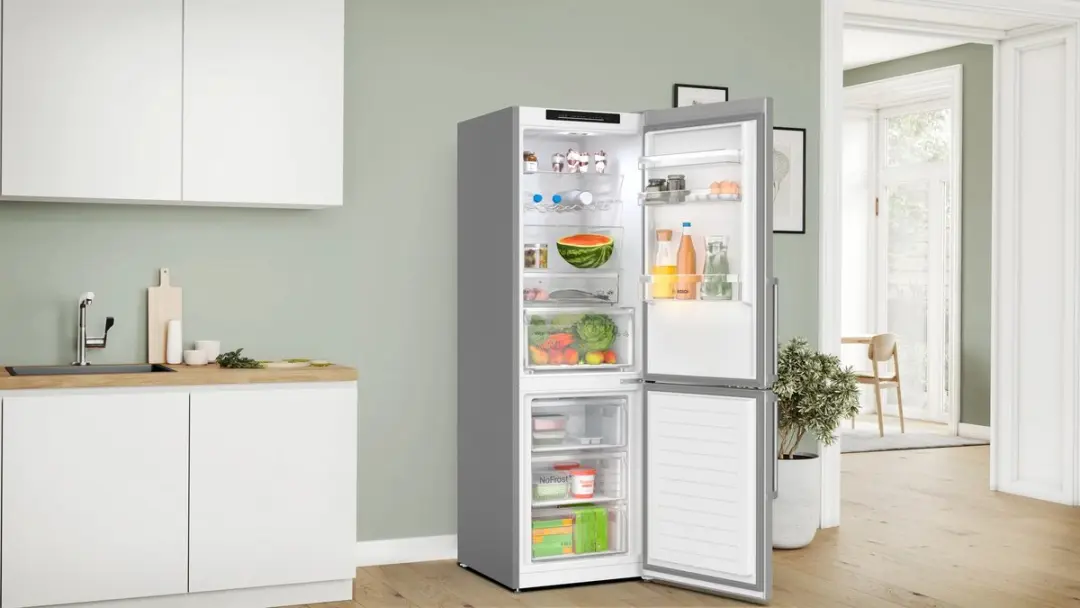 Bosch Serie 4 KGN36VIBT Koelvriescombinatie 321L - RVS