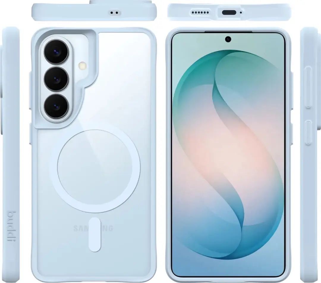 Buddi Hybrid Hoesje Samsung Galaxy S26 Plus - MagSafe Blauw