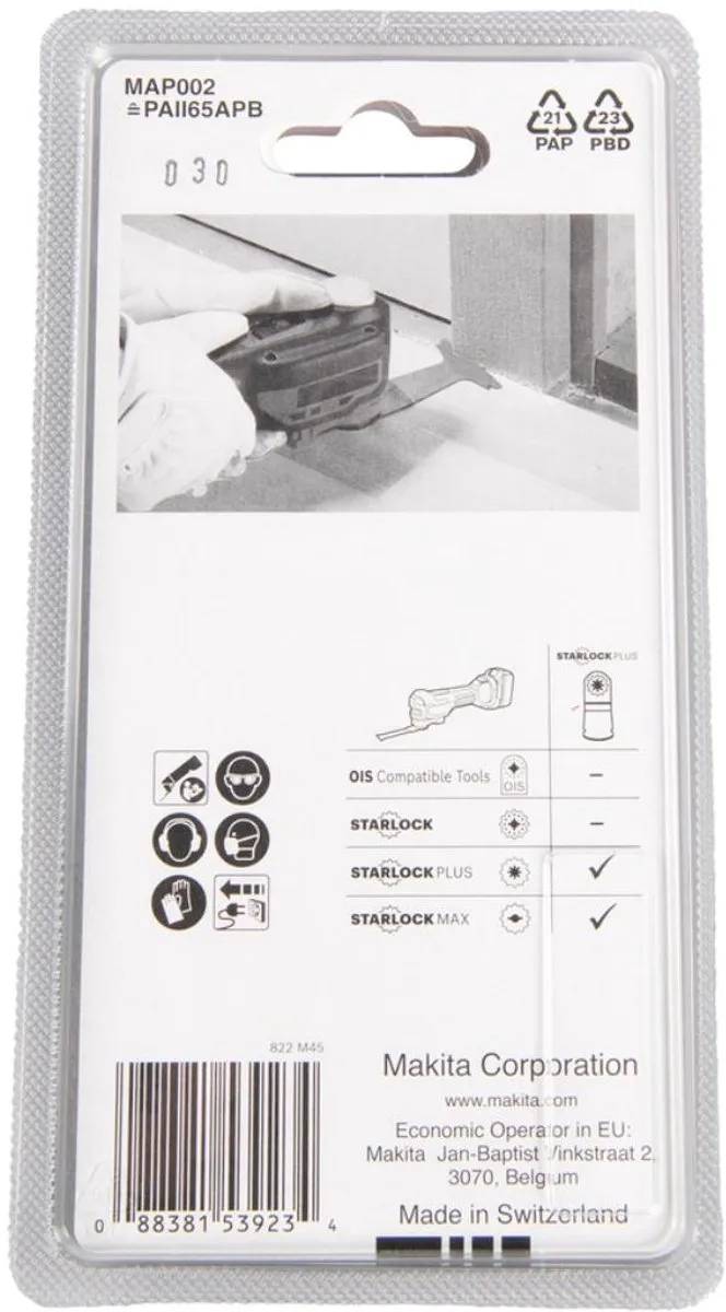 Makita B-66335 Bimetaal Invalzaagblad 65mm