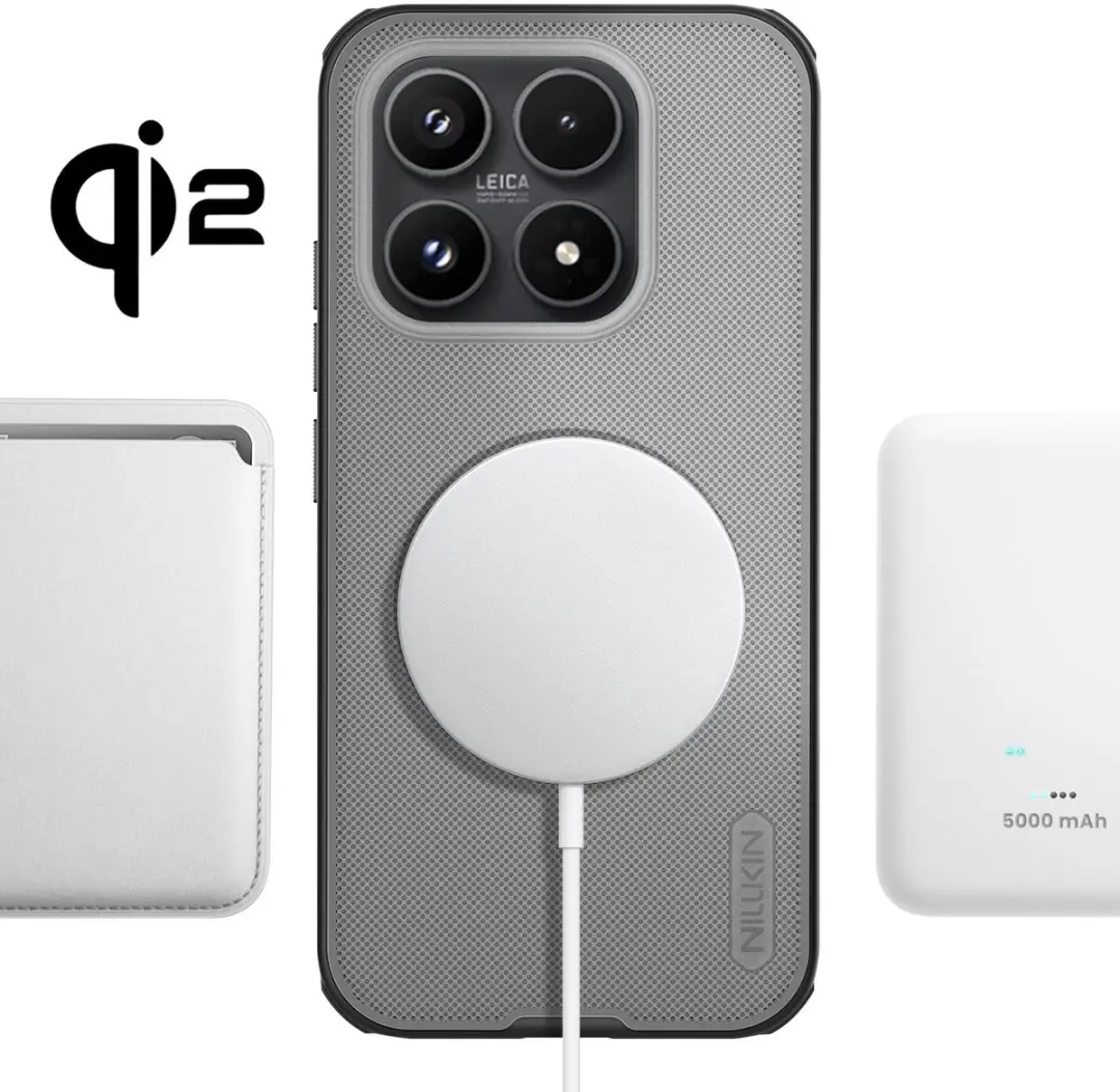 Nillkin Hoesje Xiaomi 17 Magnetisch Hybride - Zwart/Transparant