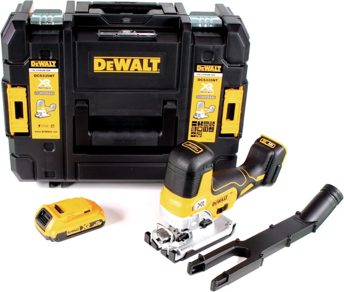 DeWalt DCS 335 NT Accudecoupeerzaag 18V - met 1x 2.0Ah accu - afbeelding 3 van 5