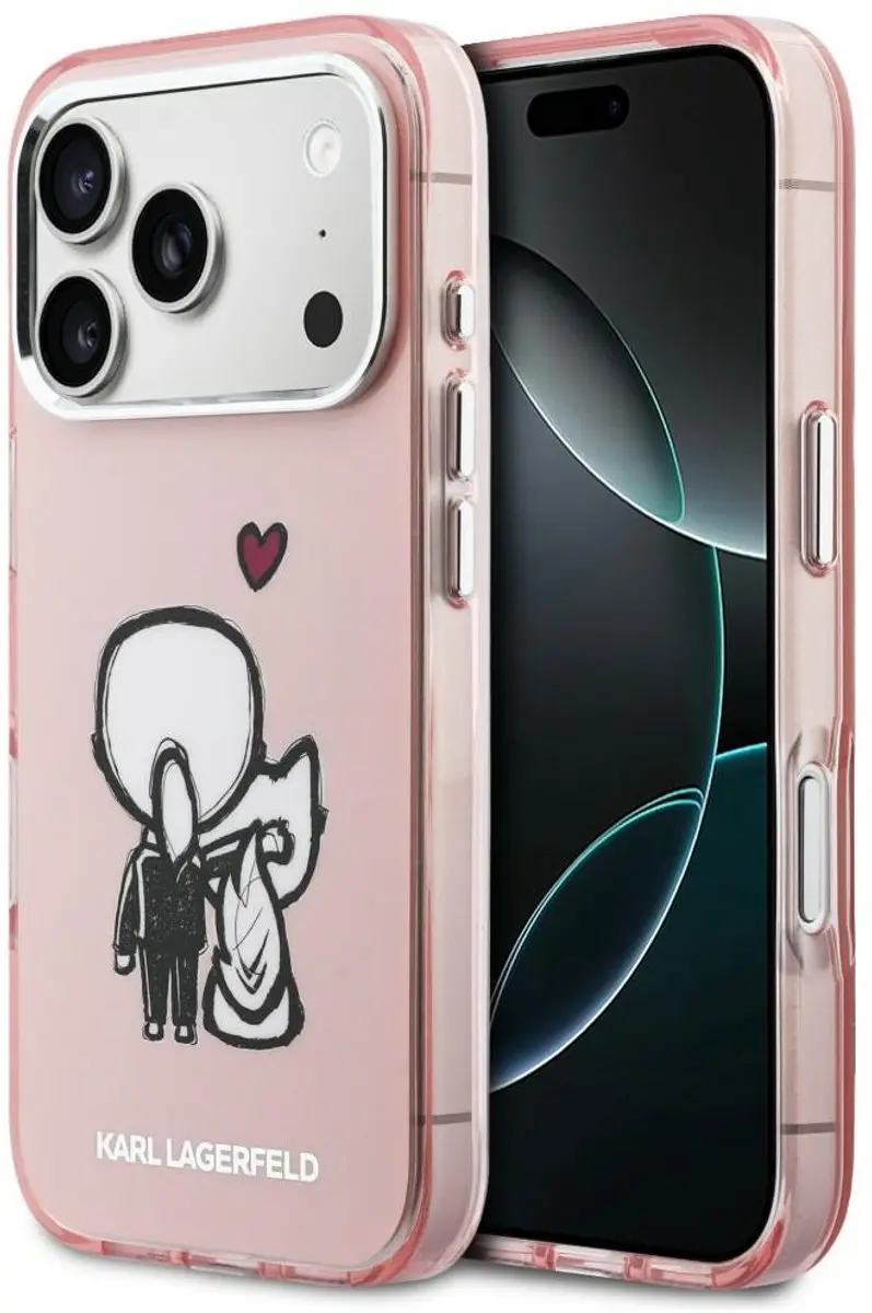 Karl Lagerfeld Karl & Choupette Achterhoesje iPhone 17 Pro