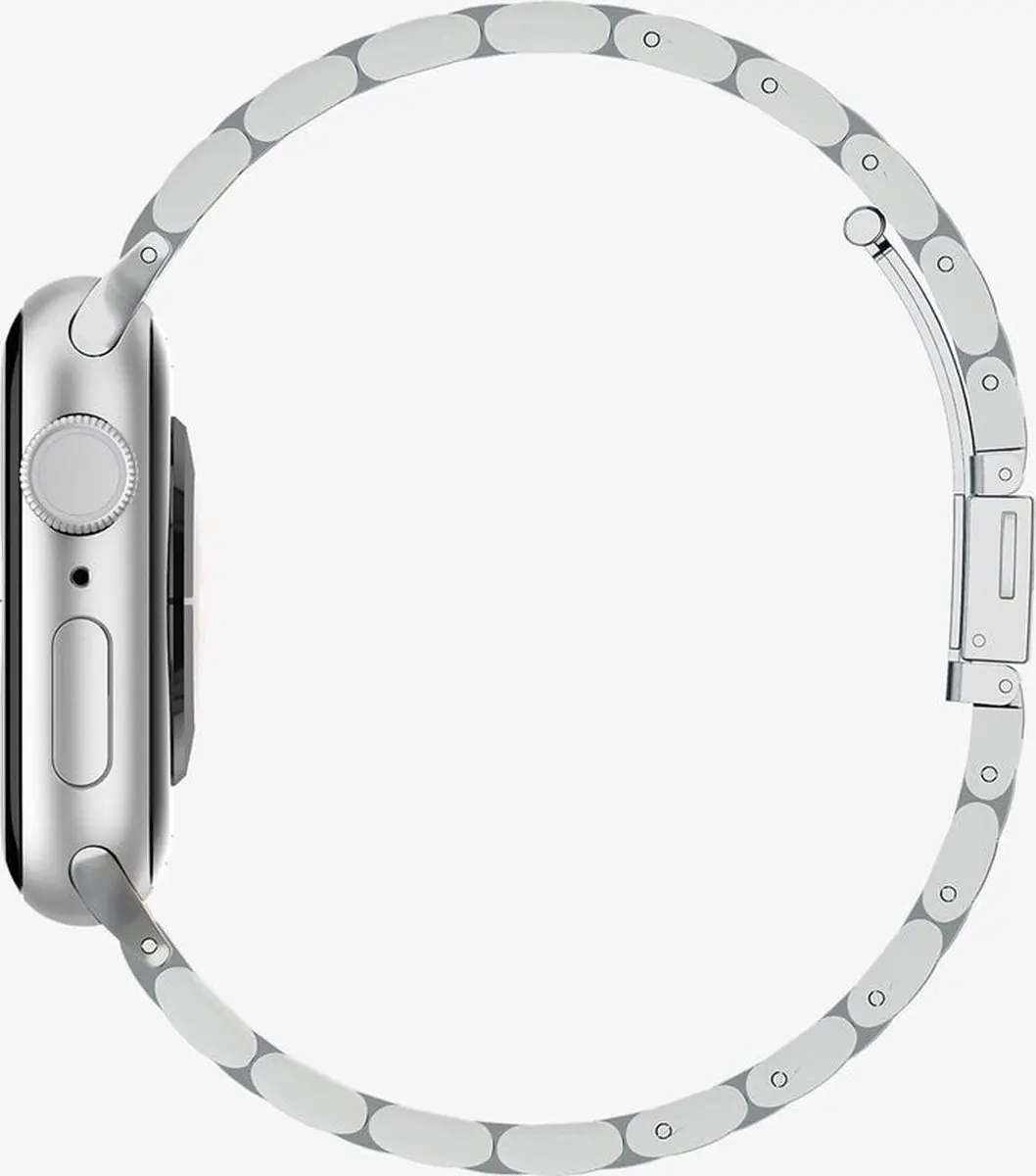 Spigen Modern Fit 316L Band Apple Watch - Zilver - afbeelding 6 van 6