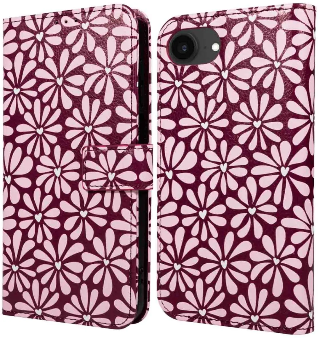 Imoshion Hoesje iPhone 16/17 - 3 Pasjes - Bloom Love Blush