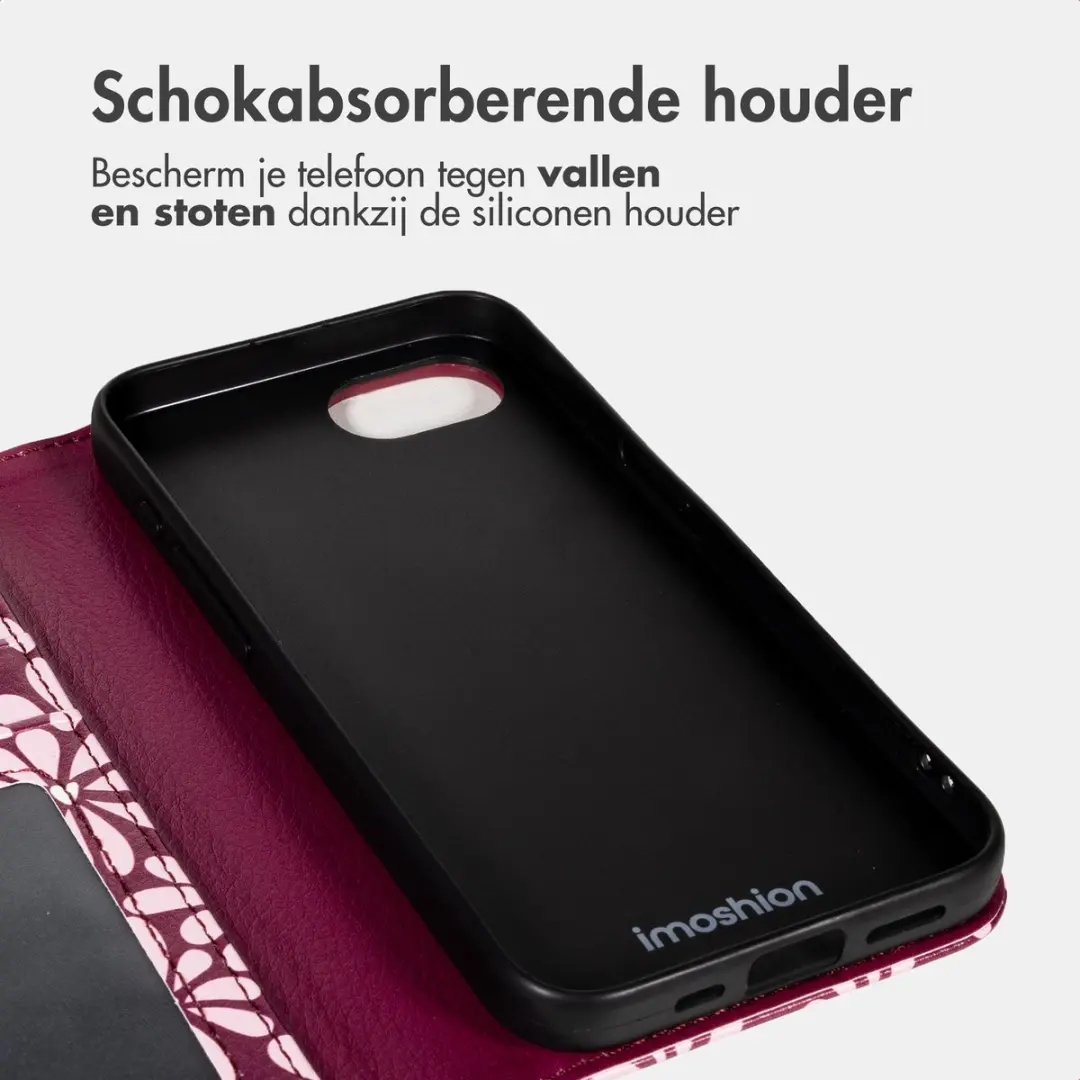 Imoshion Hoesje iPhone 16/17 - 3 Pasjes - Bloom Love Blush