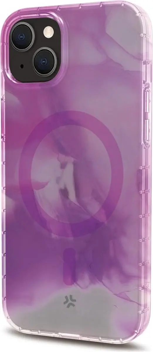 Celly MagShades Siliconen Hoesje iPhone 15 Plus - Paars - afbeelding 2 van 2