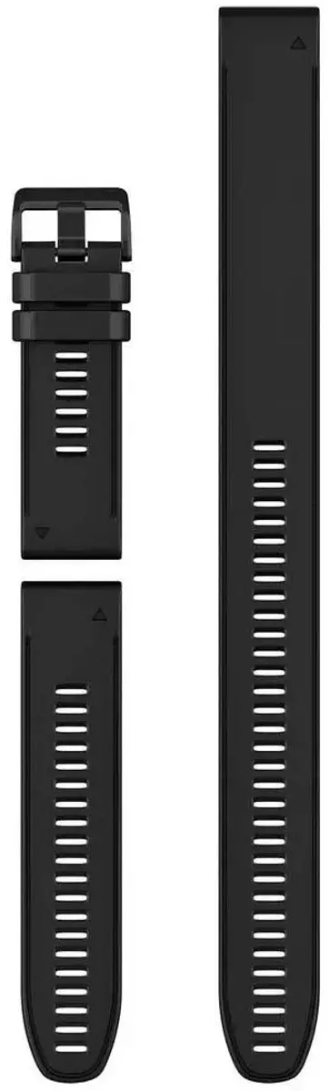 Garmin Quickfit 26 Siliconen Bandje - Fenix 7X/8 - Zwart