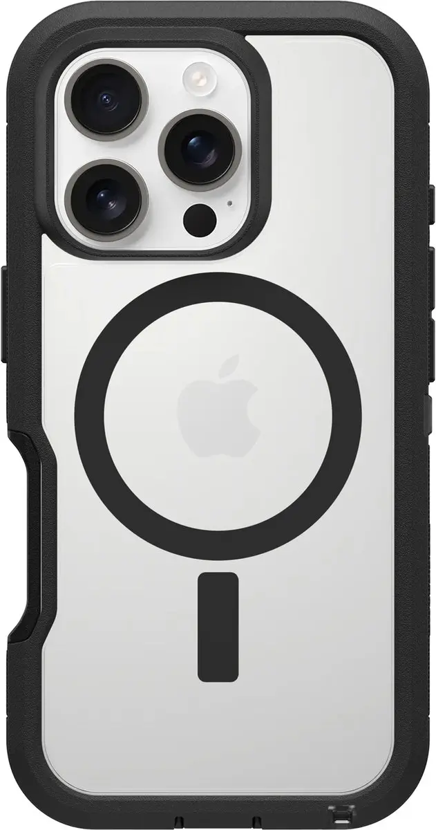 OtterBox Defender Pro XT 77-99696 iPhone 16 Pro Hoes - Zwart/Transparant - afbeelding 3 van 3