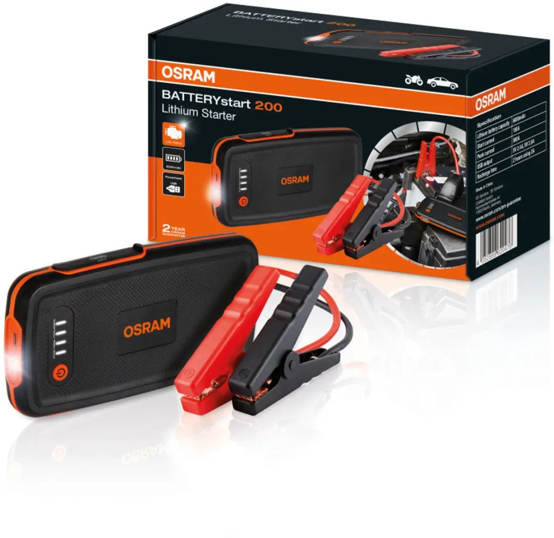 Osram BATTERYstart 200 Lithium Jumpstarter 6000mAh