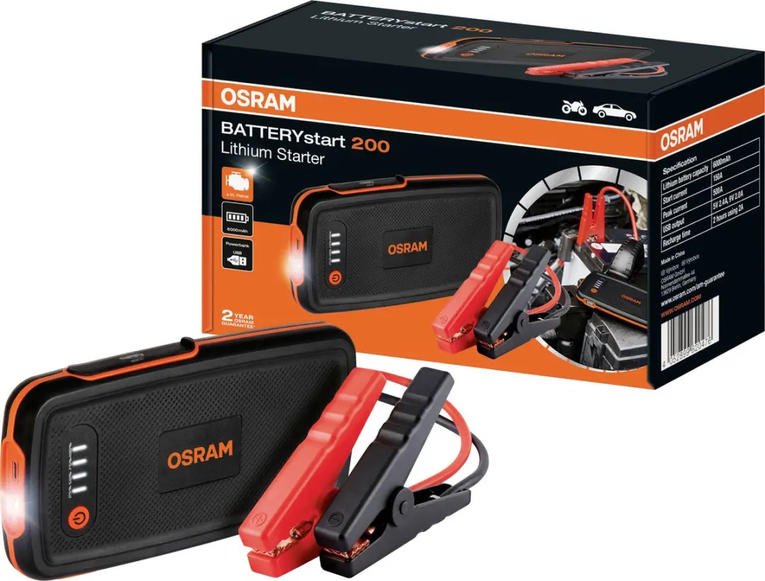 Osram BATTERYstart 200 Lithium Jumpstarter 6000mAh - OBSL200