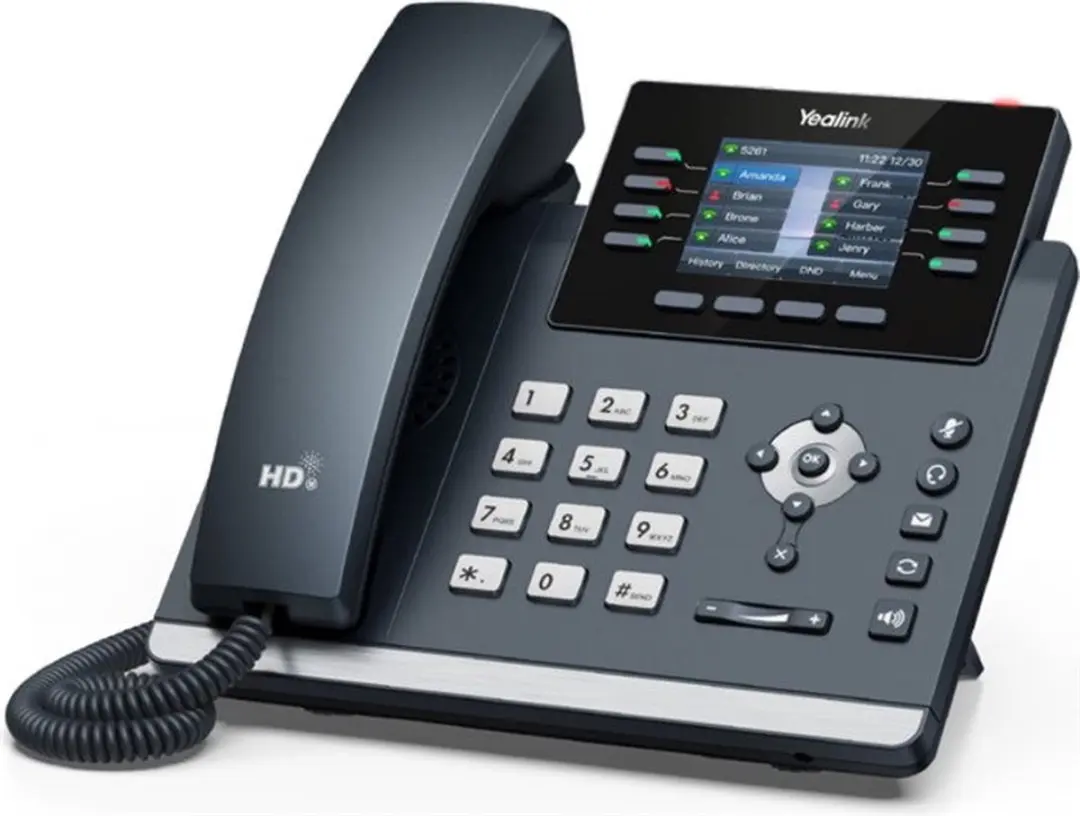 Yealink SIP-T44U IP-telefoon - 8-lijns LCD - Grijs