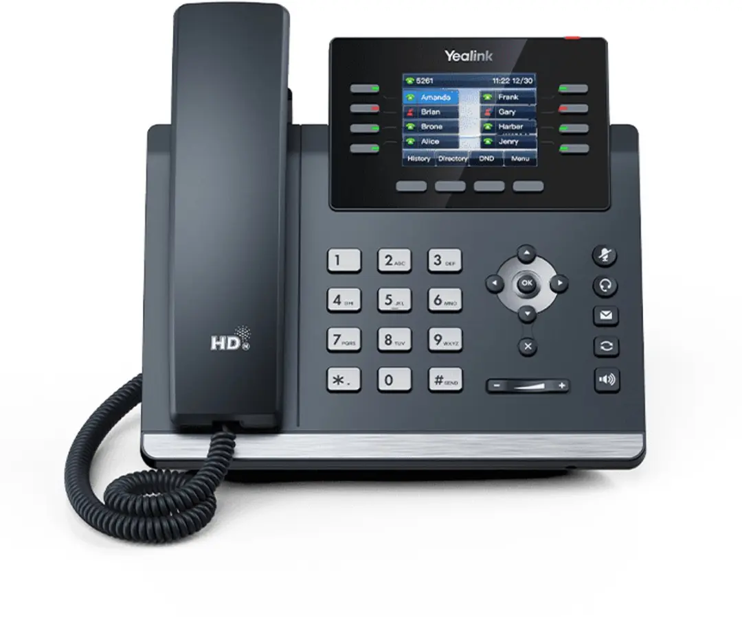 Yealink SIP-T44U IP-telefoon - 8-lijns LCD - Grijs