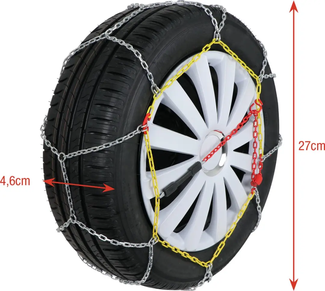 Carpoint Sneeuwkettingen KNN-90 9mm - 2 Stuks