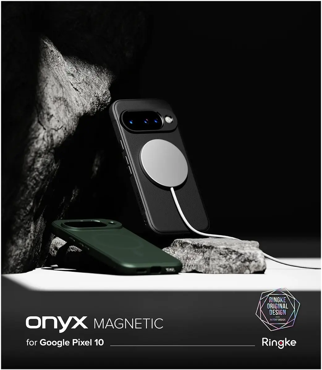 Ringke Onyx Magnetic Hoesje - Google Pixel 10 - MagSafe/Qi2 - Zwart