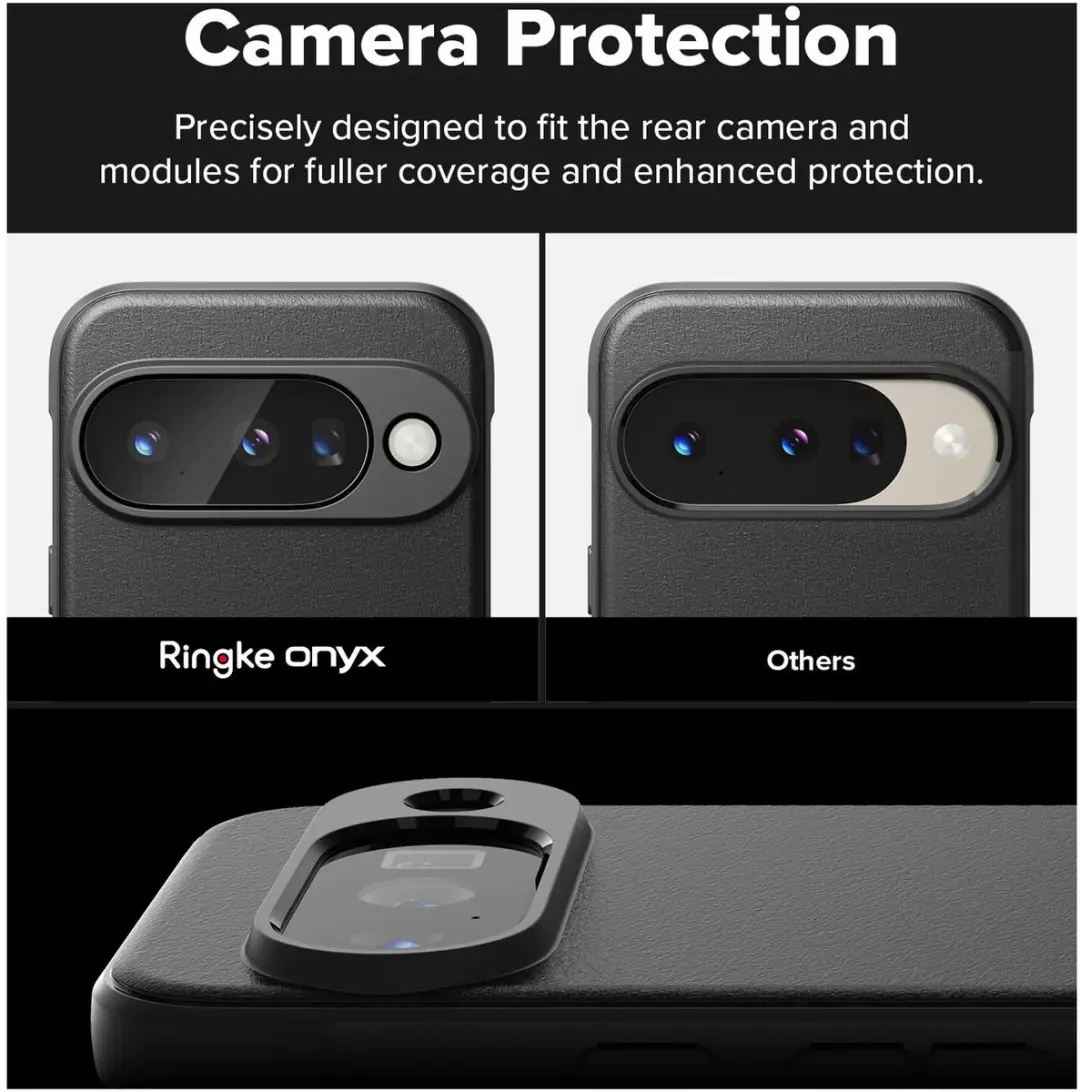 Ringke Onyx Magnetic Hoesje - Google Pixel 10 - MagSafe/Qi2 - Zwart - afbeelding 6 van 6